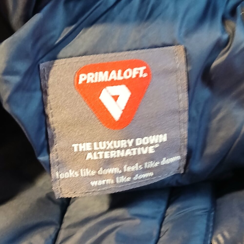 Gap Women's Navy Blue Quilted Puffer Jacket SZ SP GUC - Picture 8 of 9